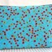 Zipper Pouch Cosmetic Bag - Red & Yellow Poppies on Blue