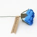 Set of 6 Large Blue paper roses