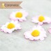 Reserved for Set of 6 dozen Pink Daisy fabric flowers