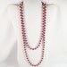 Vintage 60s Faux Pearl Long 50 Inch Necklace Jewelry