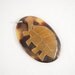 Carved 50s Tortoise Shell Pendant Vintage Jewelry