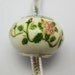 Sterling Silver ,Donut shape Lampwork bead (305010)- 11mm L by15mm W