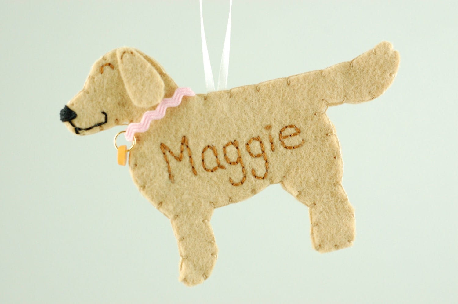 golden retriever ornaments personalized felt ornament golden retriever made to order golden retriever ornaments personalized felt ornament golden retriever made to order