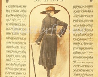Art Deco French Fashion Magazine; La Mode Illustree 10 October 1920