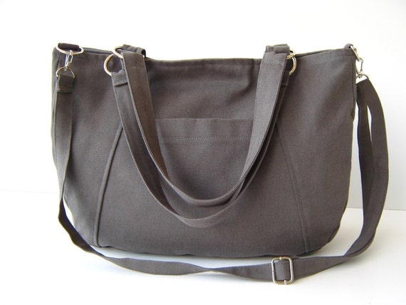 ... Bags and purses, Grey Bag, Shoulder Bag, Messenger Bag, lots of pocket