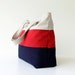 Last ONE, Tote Bag, Beach Bag, Dark Navy, Red, Off White, EXTRA LARGE, Sailor Bag, Diaper Bag, Summer, Sea, Texture Bag Trends, Shoulder Bag
