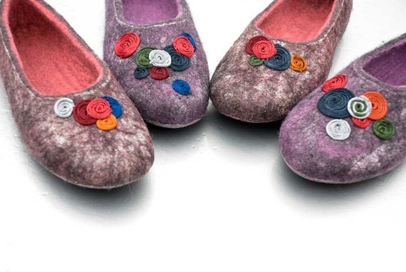 Items similar to Mummy and Me - Family slippers set made of softest ...