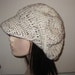 Aran Fleck Billed Slouchy Dread Tam