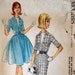Vintage 60s Circle or Wiggle Dress Pattern McCall's 5737 Bust 34 Factory Folded