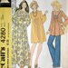 Vintage 70s Boho Maxi Dress or Tunic Maternity Pattern McCall's 4280 Bust 32.5 Factory Folded