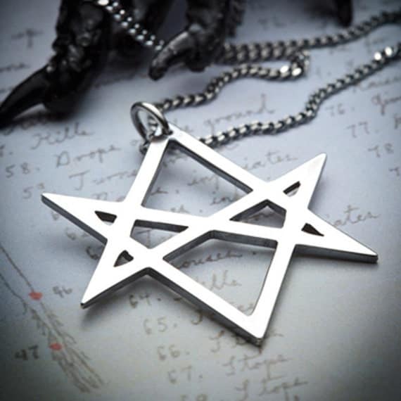 6 point star necklace Clearance