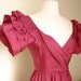 Fuschia Ruffled Dress