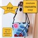 couture camera cozy - DIY PDF Sewing Pattern - camera case and zip pouch - DSLR - point and shoot
