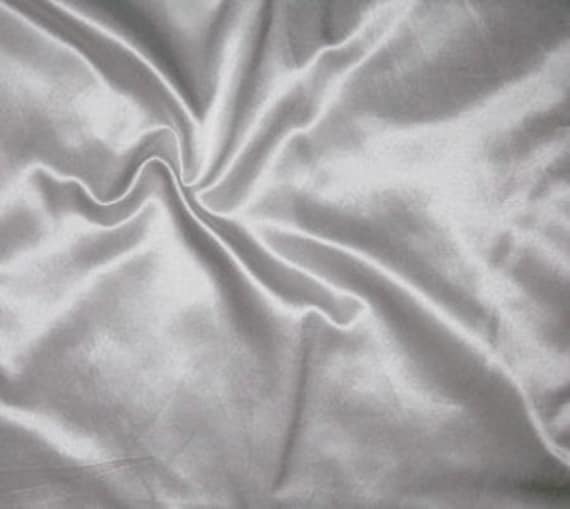 Silk and Cotton Blend SATIN Fabric remnant by silkfabric on Etsy