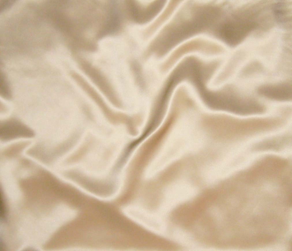 CREAM Silk Charmeuse Fabric 1/4 Yard