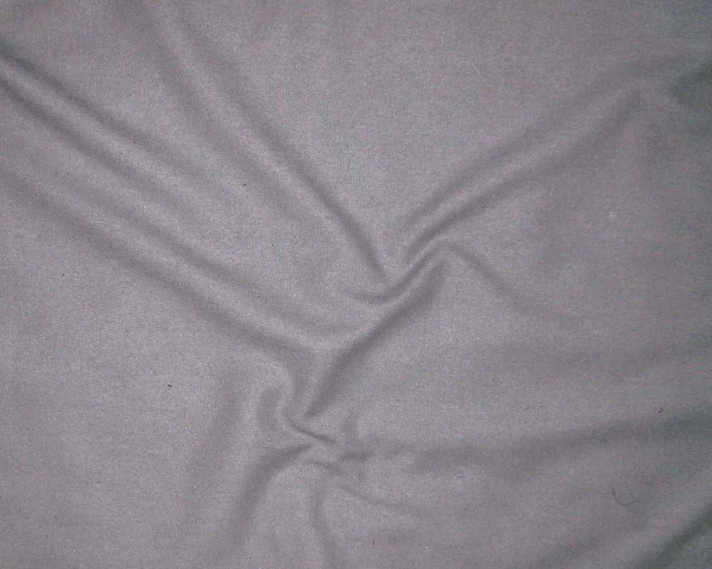 GREY Raw Silk Noil Fabric 1 Yard