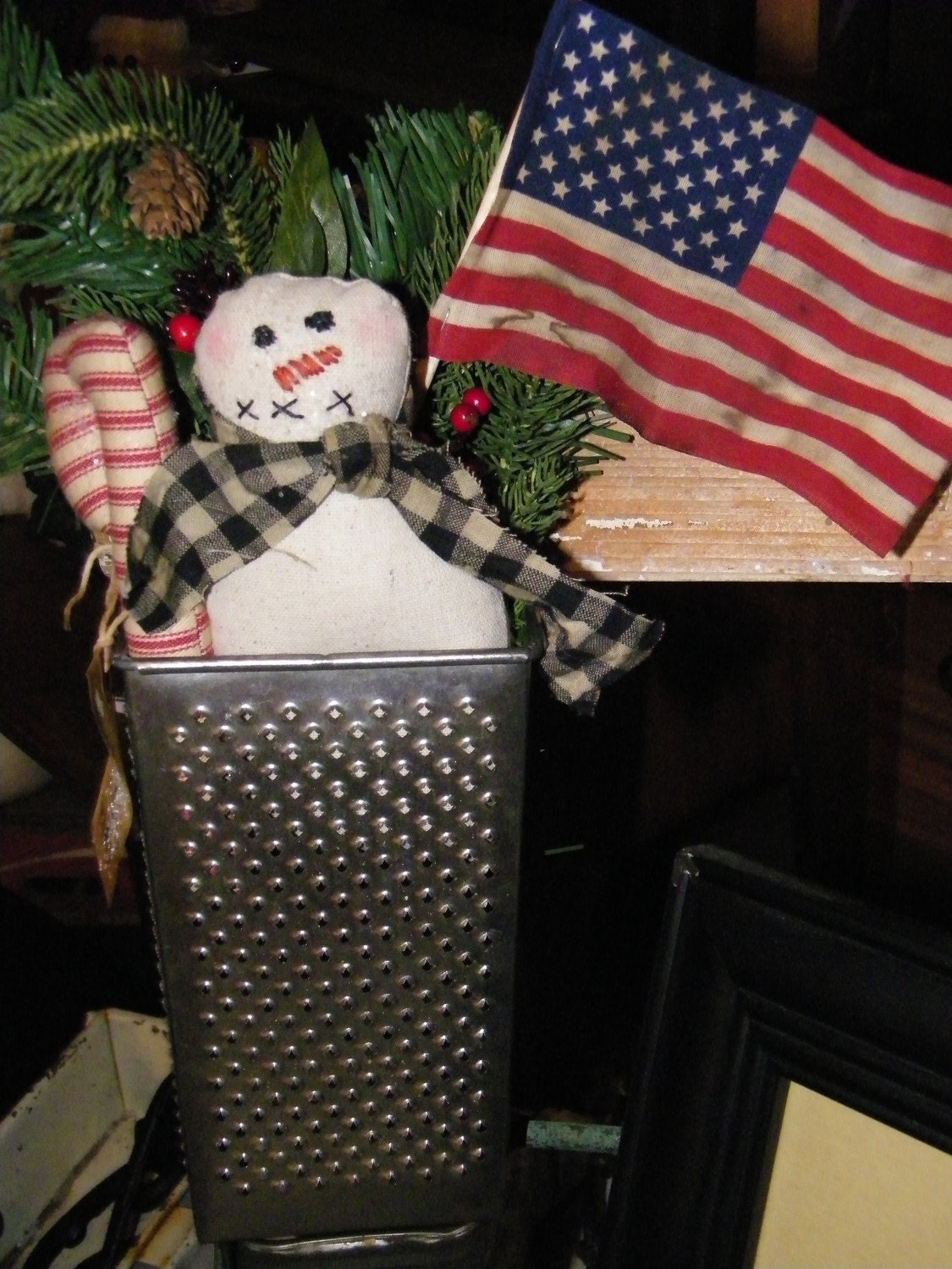 Patriotic Snowman