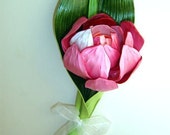 NEW Single ROSE Bridesmaid Bouquet by hairbowswonderworld on Etsy