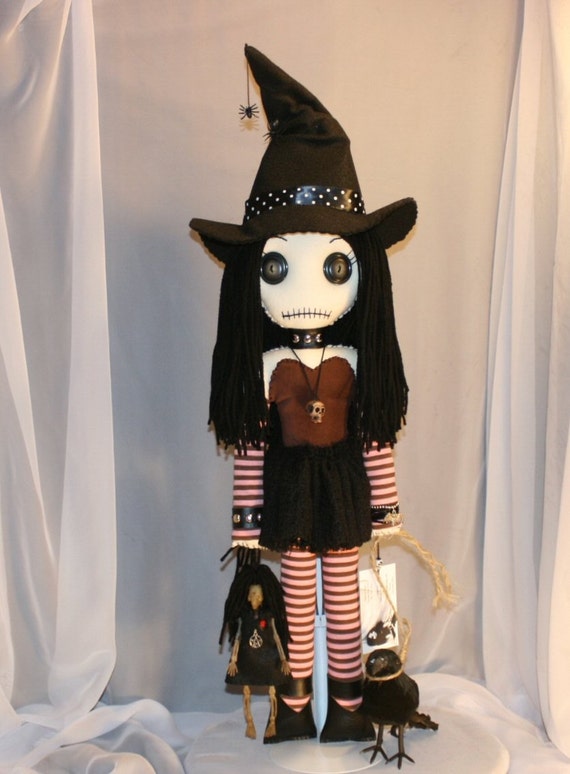 scary witch doll