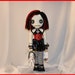 OOAK Hand Stitched Art Doll Creepy Gothic Folk Art By Jodi Cain