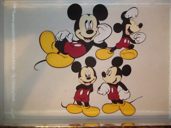 Mickey Mouse Die Cut Set 4