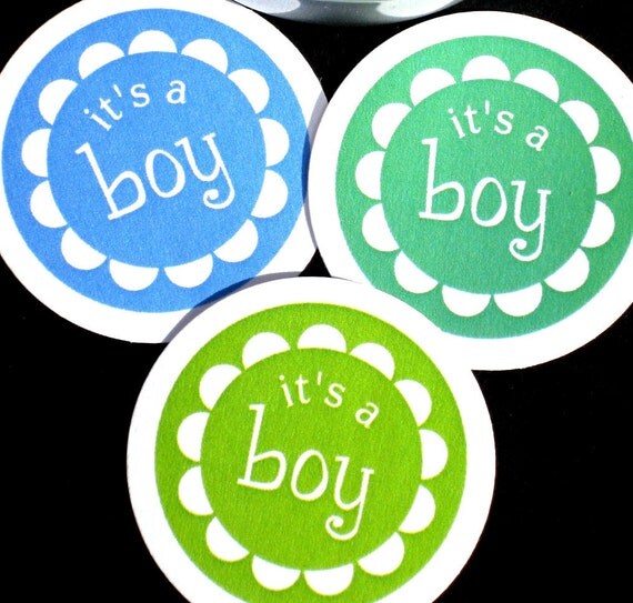 items similar to printable its a boy label stickers