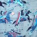 Vintage Cotton Fabric 35" x 1.5 yds Great Plains Map Native Americana Western