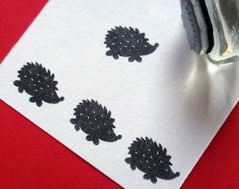 Hedgehog / Porcupine Rubber Stamp Photopolymer - Handmade by BlossomStamps