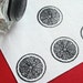 Citrus Orange Lemon Lime Rubber Stamp - Handmade by BlossomStamps