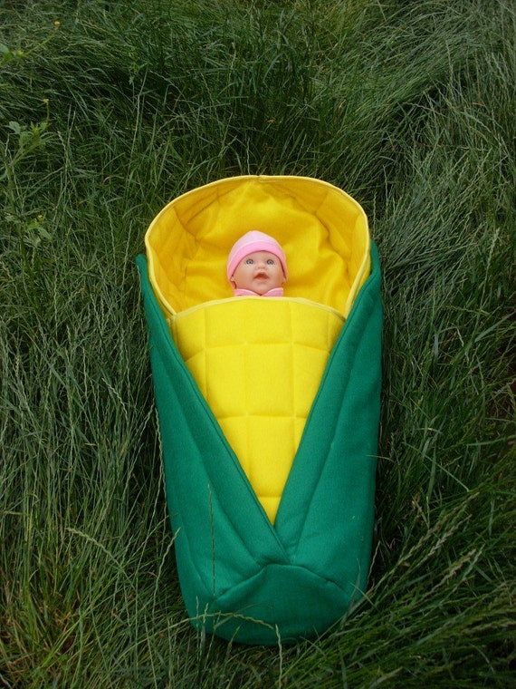 Sale Adorable Baby Corn Cob Bunting Papoose Bed Perfect by p1xie