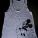 Mickey's Hug - Womens Tank Top printed with ECO ink ( Mickey Mouse tank )