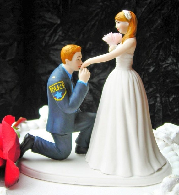 Police Officer COP Prince Wedding Cake Topper By CarolinaCarla   Il 570xN.220634609 