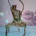 Fairy House Chair By Fairy Artist, "Fairy Throne"