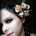 Silver Shot Cream. Tribal Fusion Silver Rose Hair Clip