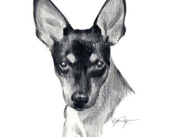 SIBERIAN HUSKY Dog Watercolor Art Print Signed by by k9artgallery