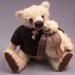 Artist Bear Frosty and his friend George the snowman