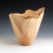 Natural Edge Maple Burl Wood Turned Bowl