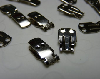 20 Pieces of Nickel Plated Shoe Clips (10 pairs)