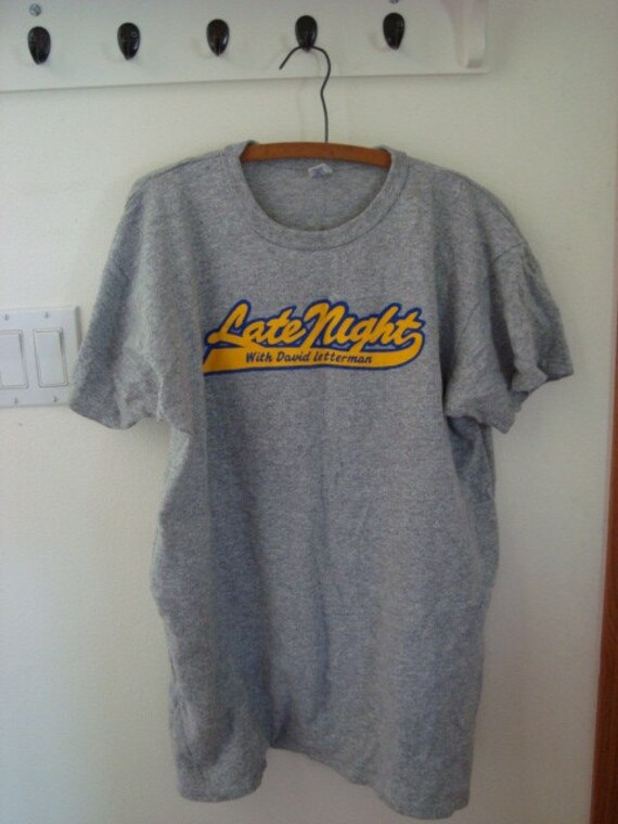 late night with david letterman t shirt