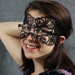 Reservered for thayden - 2 Coquette masks in black (1 for eyeglasses) - Express Mail Shipping