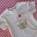 SALE Cupcake Applique Onesie