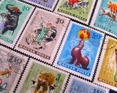 Circus stamp set - Hungary - postage stamp ephemera - 10