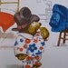 vintage wallpaper - paddington bear - per yard