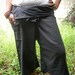 Grey CottoN THAI Fisherman Wrap Pants PERFECT for All Size ......3/4 Length