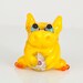 Yellow Dragon Lampwork Glass Bead