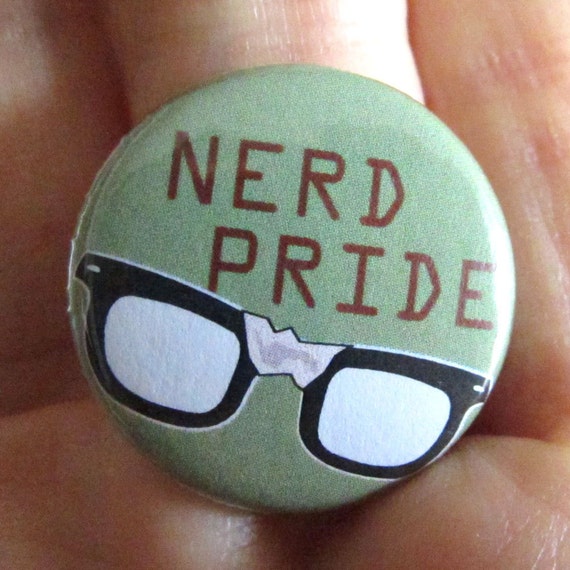 Items similar to Nerd Pride Button (or Magnet) on Etsy