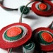 Shinzo Recycled Felt and Leather Necklace