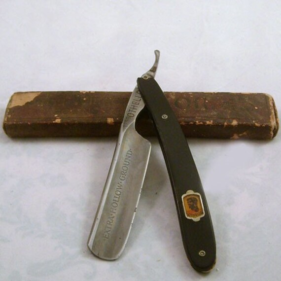 LOVED TO DEATH Antique Solingen Othello Straight Razor