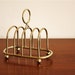 Vintage silver plated toast rack