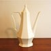Vintage Independence Ironstone white coffee or tea pitcher
